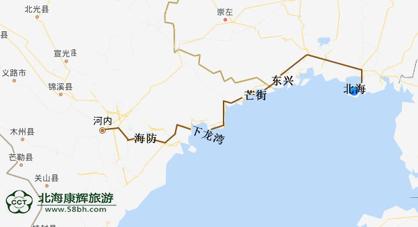 從北海到越南旅游怎么走,北海旅行社,