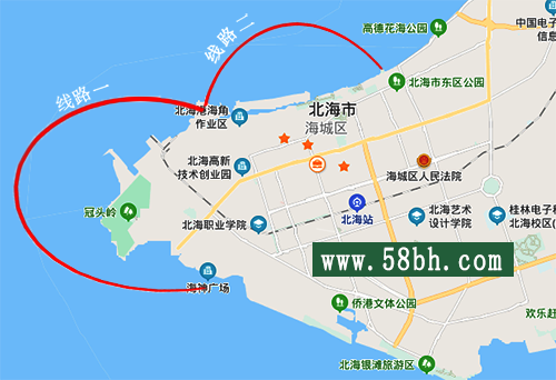 北海環島游,廣西北海旅游,