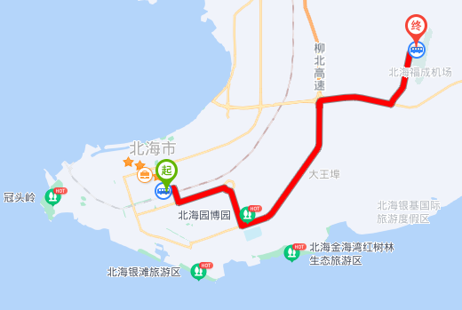 北海機場，廣西北海旅游