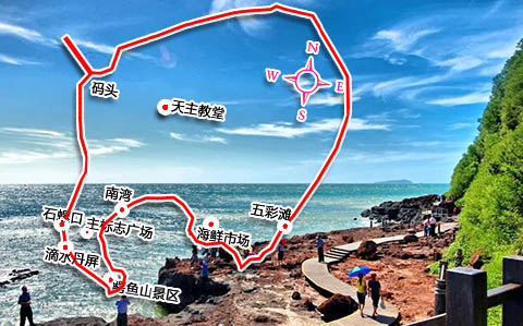 蘇州到北海潿洲島旅游