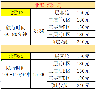 中秋節潿洲島旅游